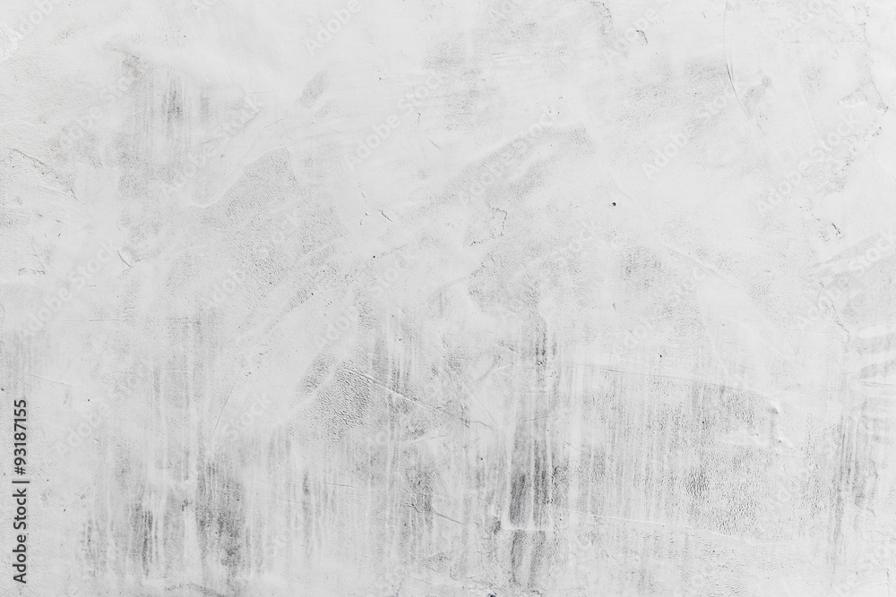 Fototapeta premium Concrete wall with whitewash layer, background