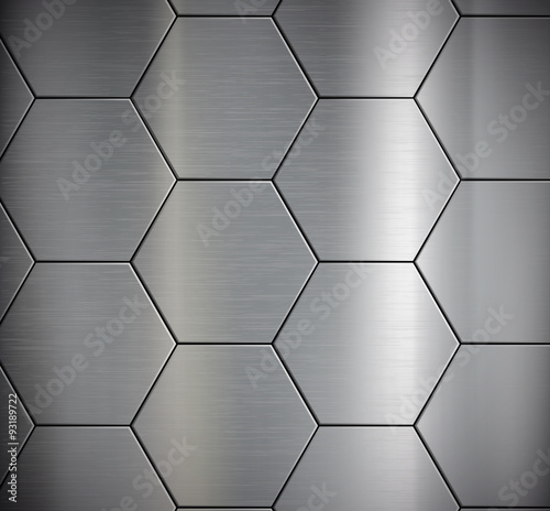 Background of the metal plates.