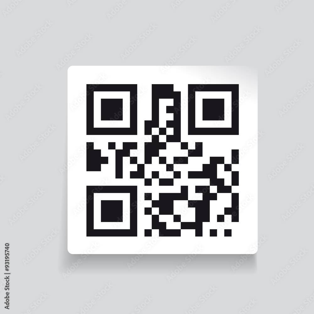 Barcode label vector Barcode label vector