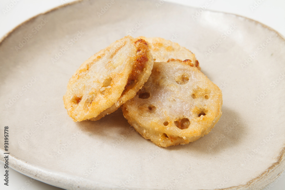 レンコンのはさみ揚げ レンコンのはさみ揚げ