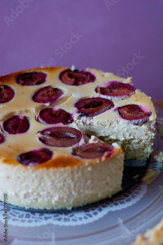 Wallpaper Mural sernik ze śliwkami Torontodigital.ca