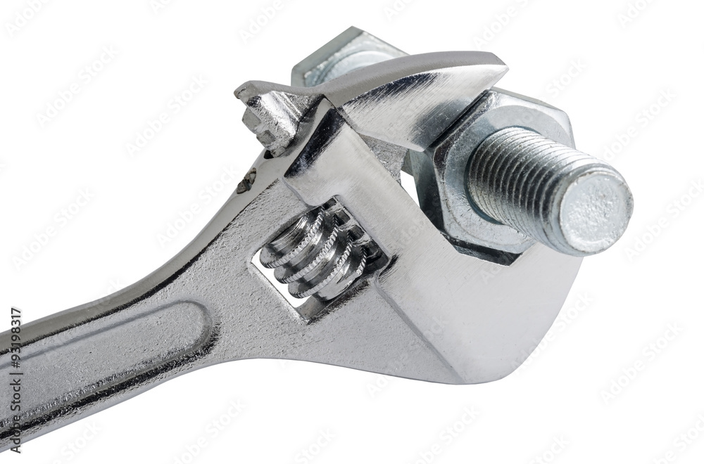 The key, bolt and nut The key, bolt and nut