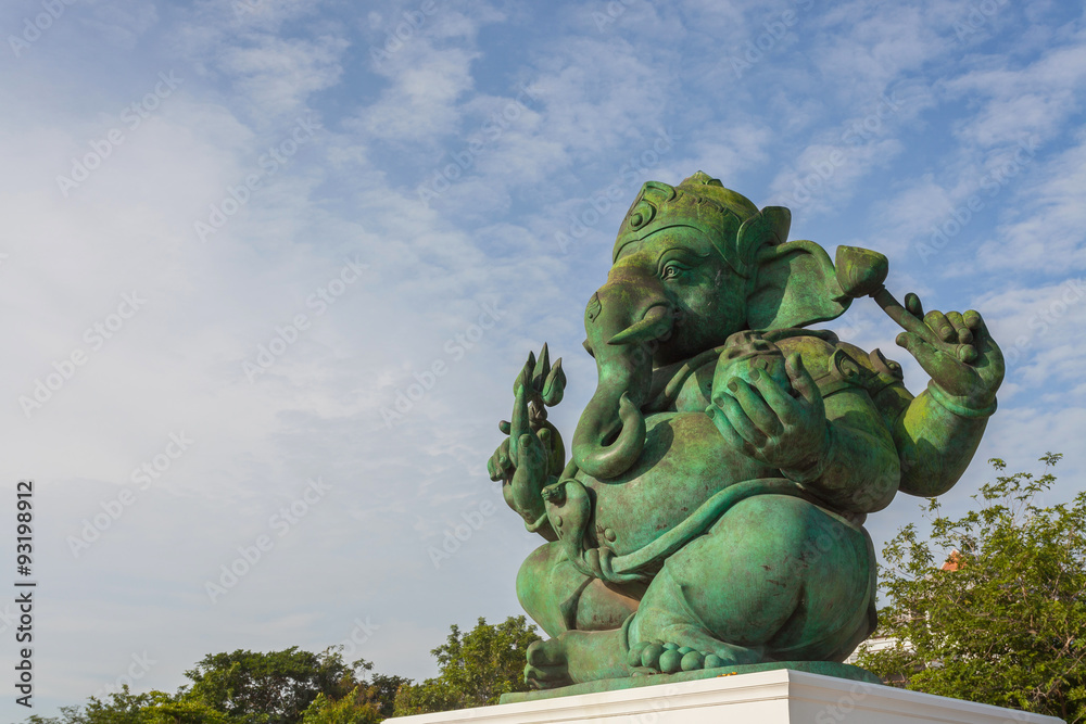 Ganesha Hindu God statue in Phetchaburi, Thailand