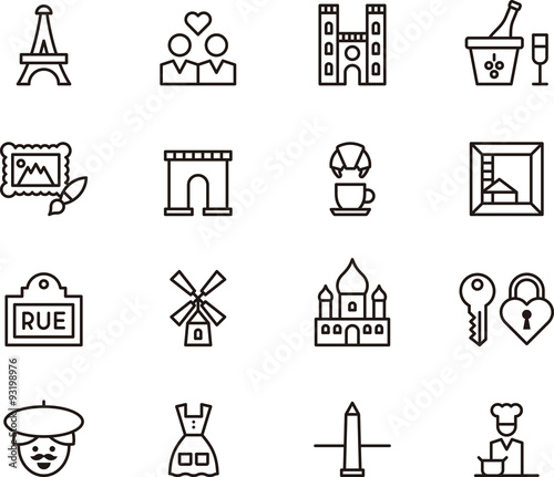 PARIS icons