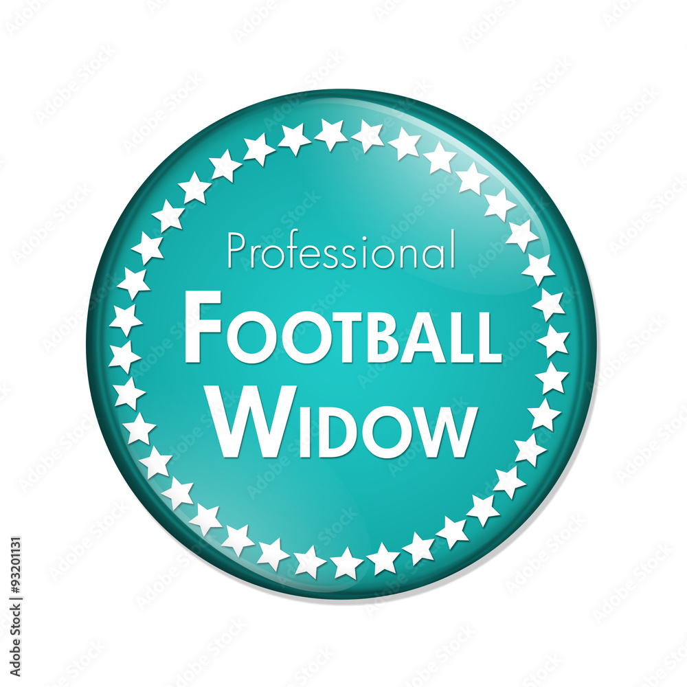 Professional Football Widow Button