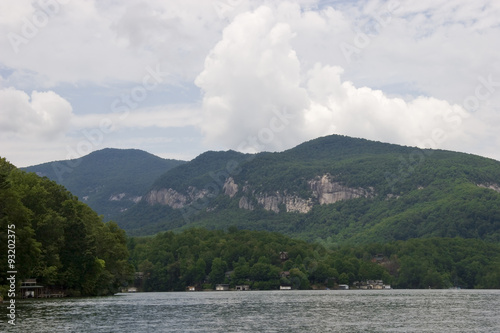 Lake Lure in the Summer at Chimney Rock State Park
