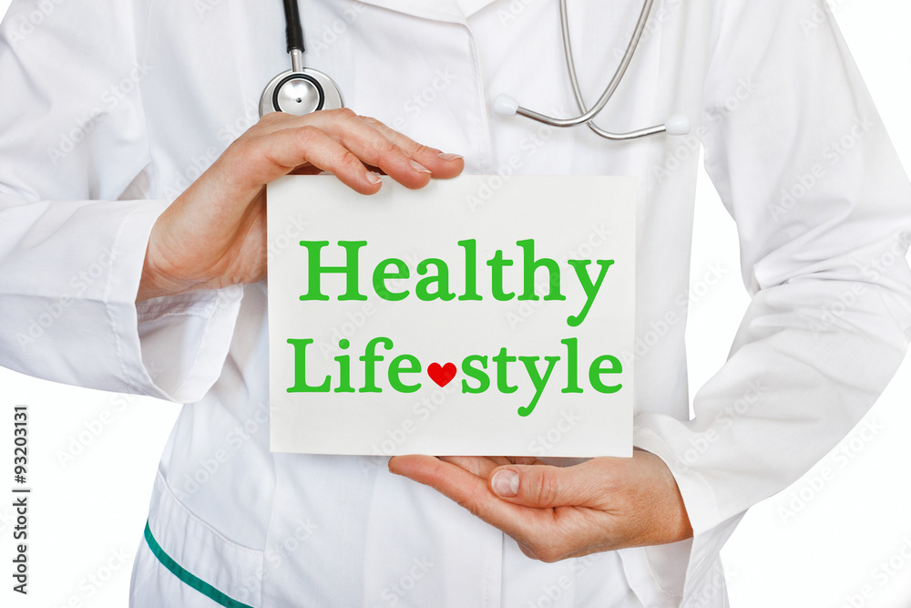 The female doctor, with the plate Healthy Lifestyle, medical concept The female doctor, with the plate Healthy Lifestyle, medical concept