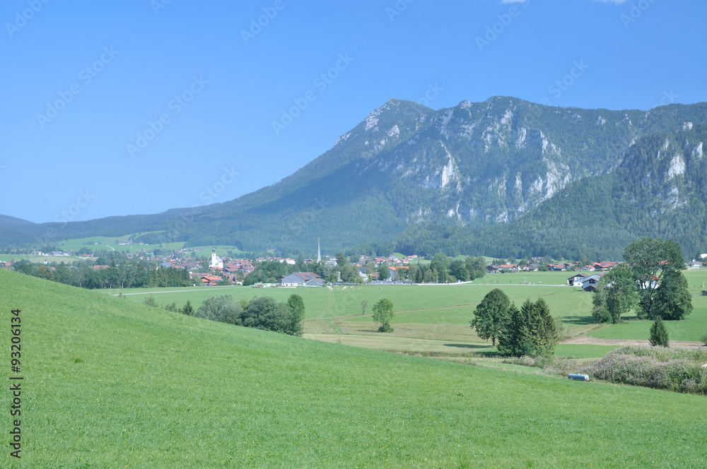 der beliebte Urlaubsort Inzell im Chiemgau,Oberbayern,Deutschland