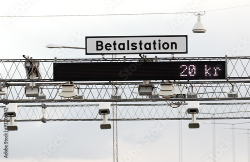 Betalstation vägavgift och trängselskatt