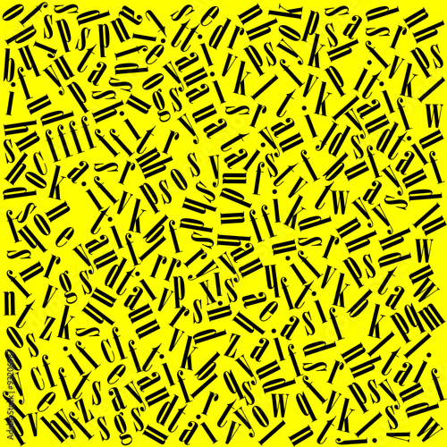 The background of latin letters