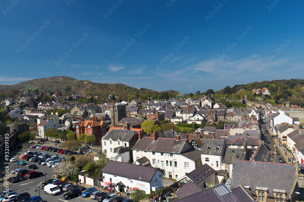 View of Conwy in northern Wales, UK
