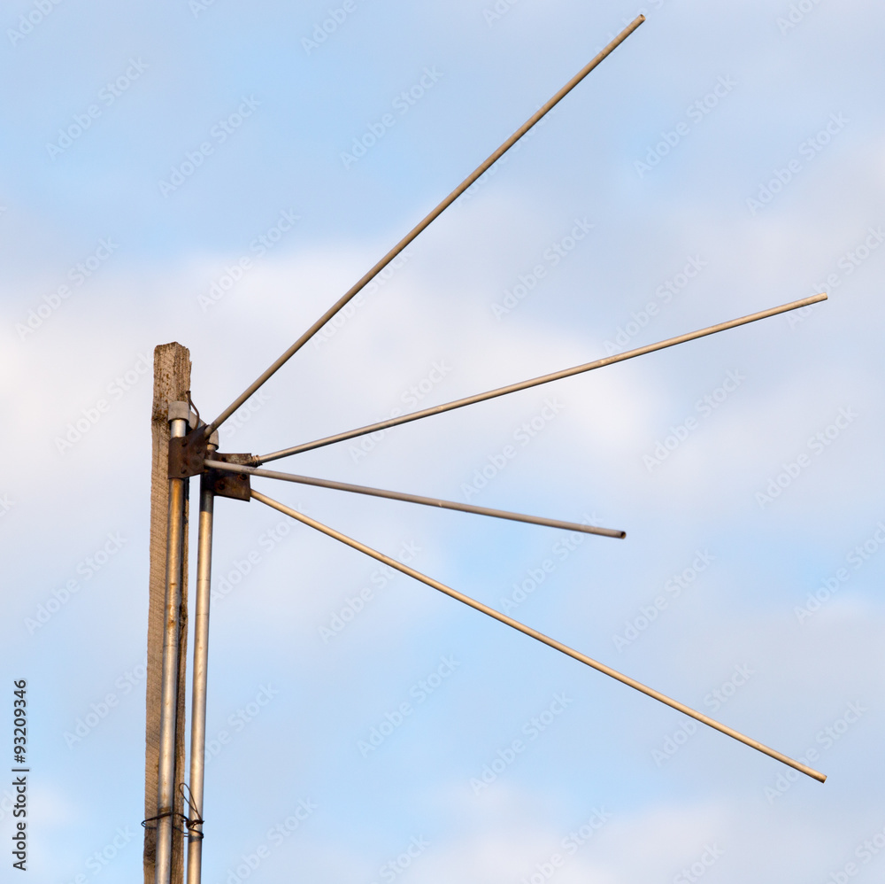 Fototapeta premium antenna on a background of blue sky