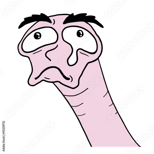 sad worm