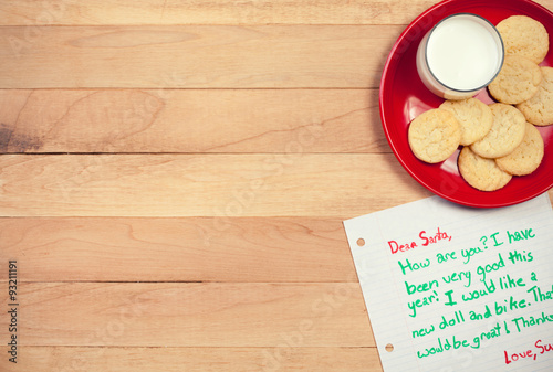 Christmas: Cookies and Letter to Santa