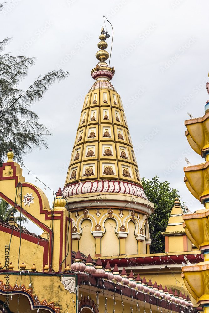Beautiful hindu temple in Goa, India.