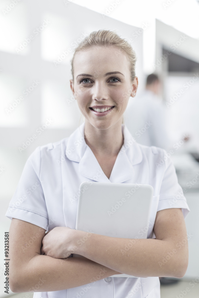 Portrait of smiling nurse Portrait of smiling nurse