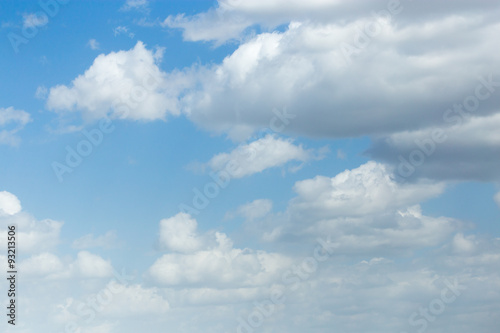 beautiful clouds against blue sky