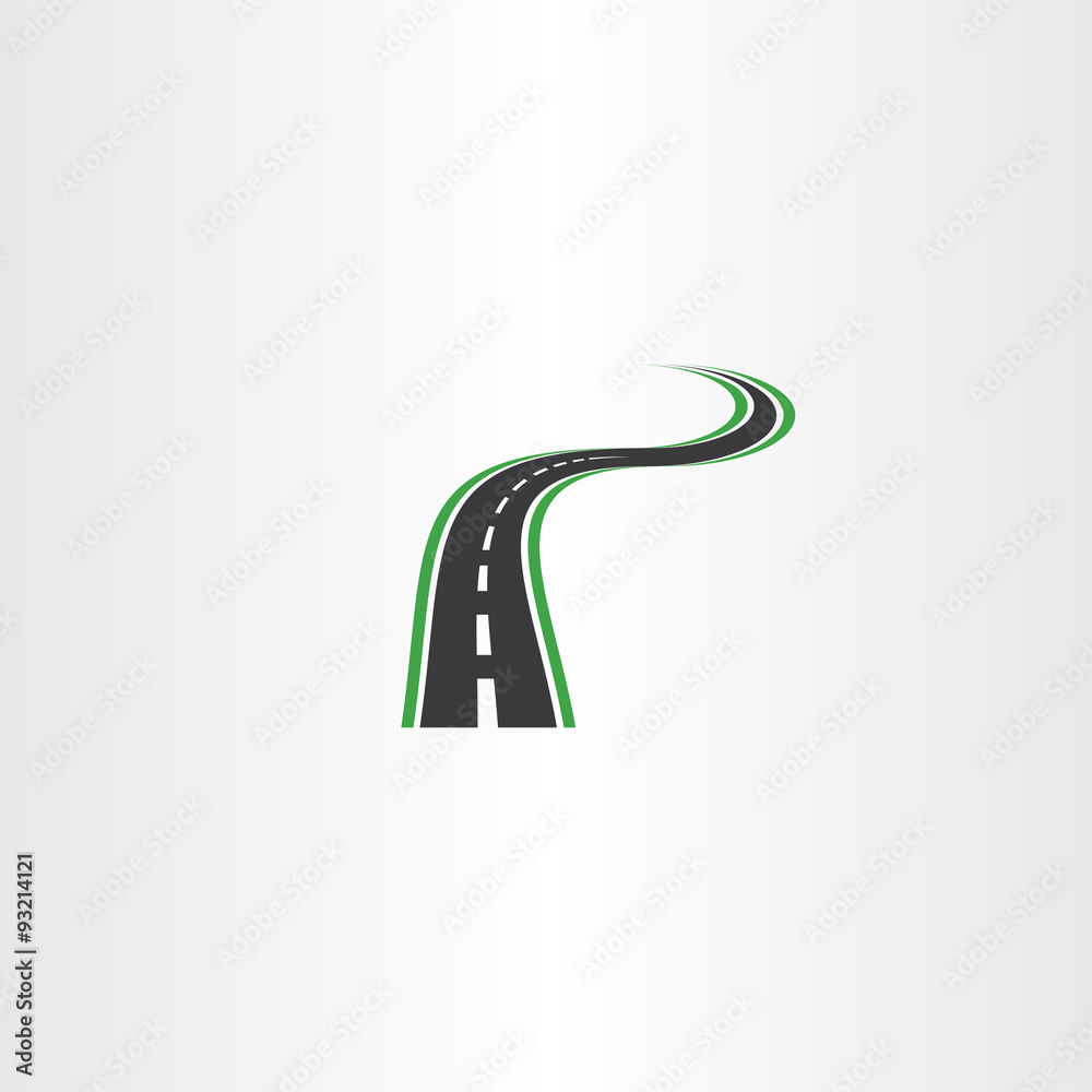 highway logo vector icon autoroad symbol element