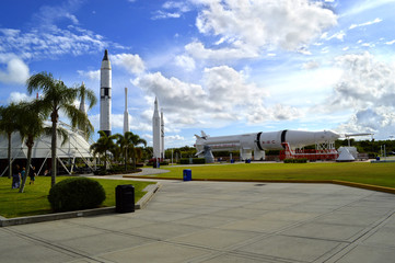 Crédence de cuisine Nasa Jardin fusées Apollo Cape Canaveral  © Peter