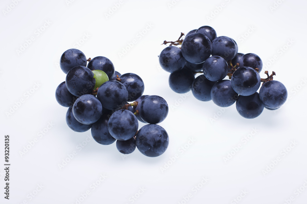 Black grapes 