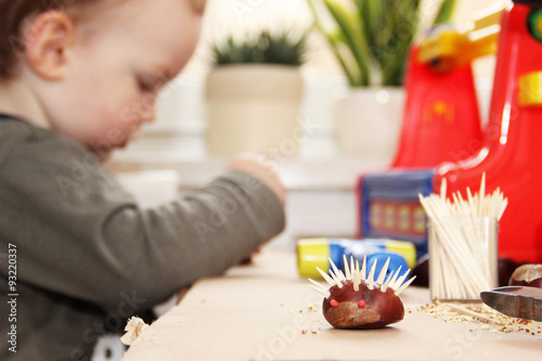 Kastanientiere basteln