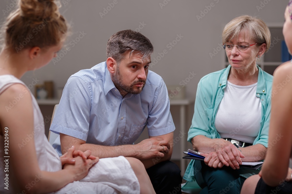 Telling about problems during therapy Telling about problems during therapy