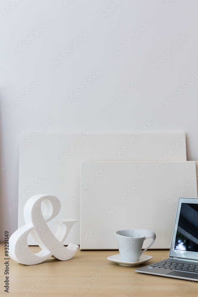 White decoration on table White decoration on table