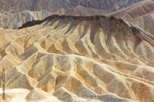 California - Death Valley. Zabriskie Point landscape. photo