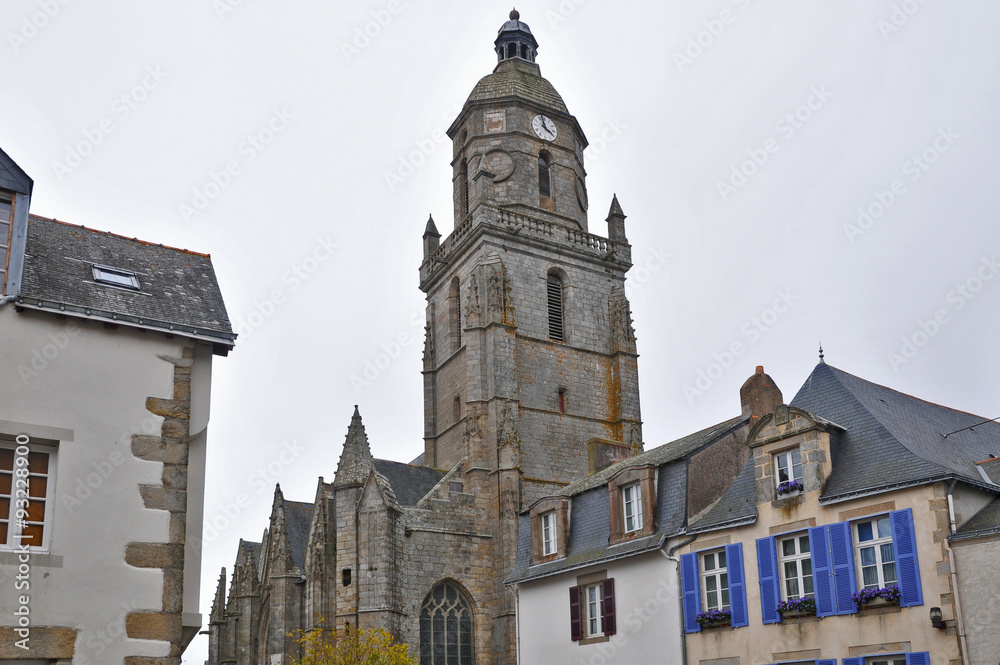 Fototapeta premium La chiesa di Le Croisic - Loira Atlantica, Francia