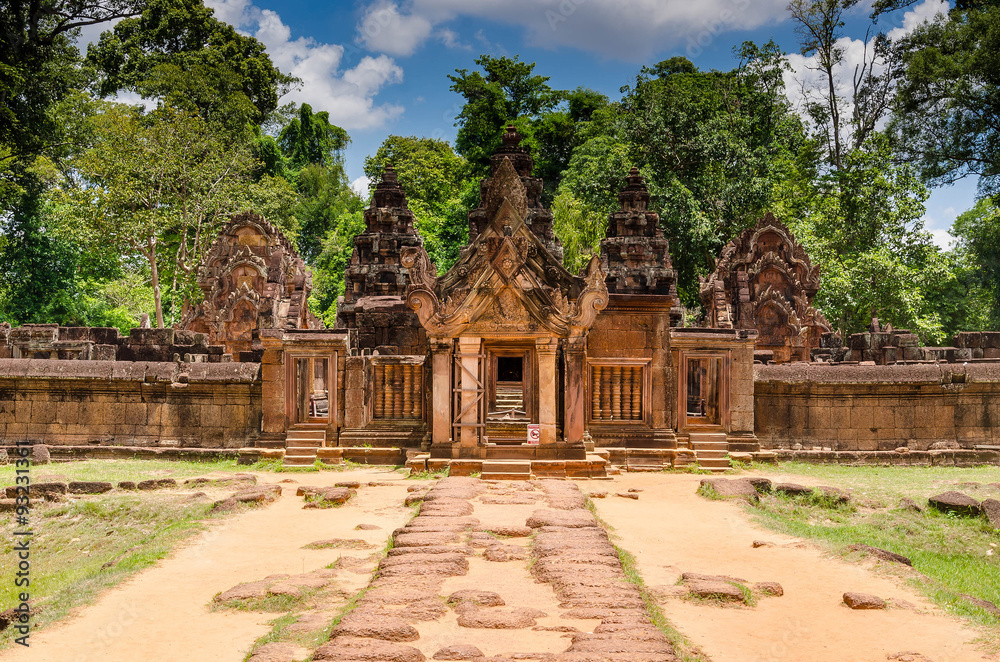 Naklejka premium Banteay Srei temple, Siem Reap,Cambodia