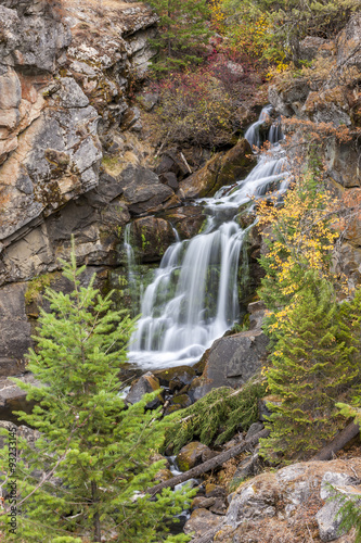 Lush waterfalls in Washington.