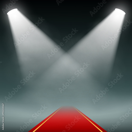 Red carpet illumination Projectors.
