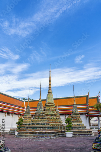 Wat pho is the beautiful temple in Bangkok, Thailand. © pixs4u