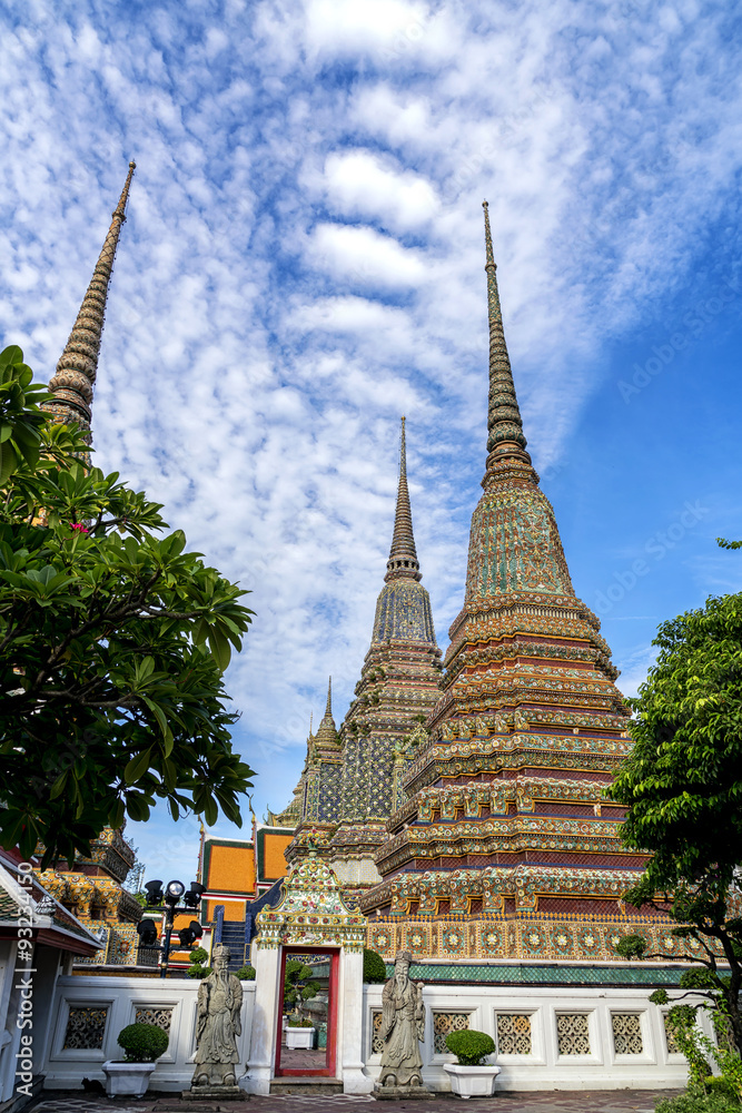 Fototapeta premium Wat pho is the beautiful temple in Bangkok, Thailand.