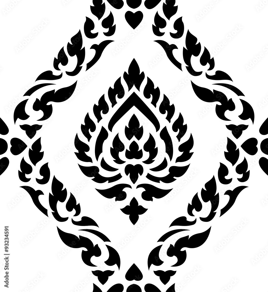 thai art seamless pattern