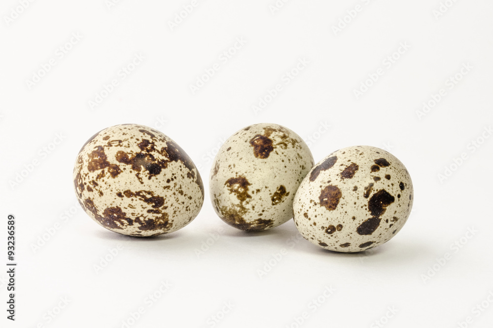 Food: group of quail eggs, isolated on white background Food: group of quail eggs, isolated on white background