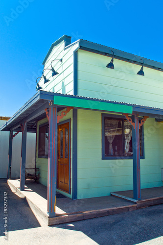 U.S.A. Arizona, Route 66, Williams, a colored house in the old town