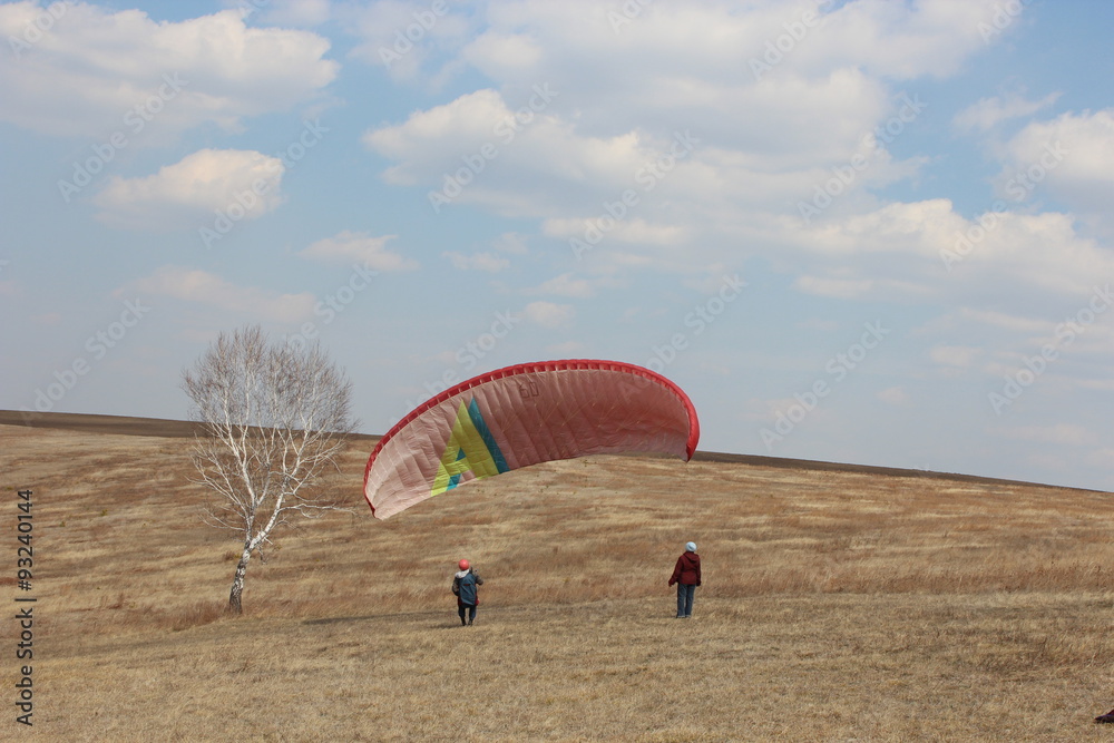 Obraz premium Параплан 