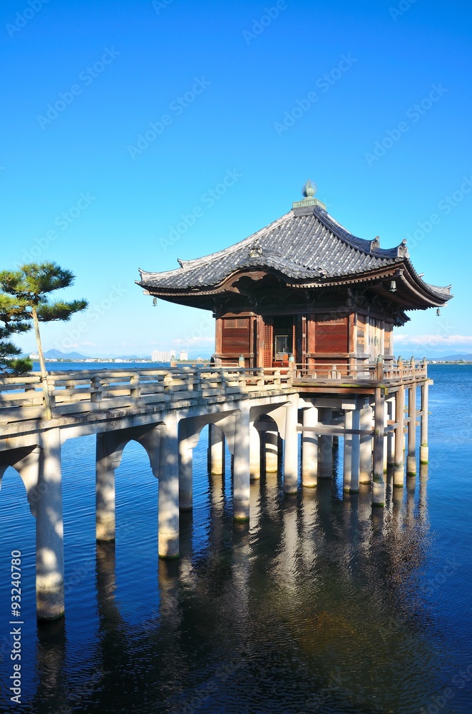 近江八景　満月寺浮御堂