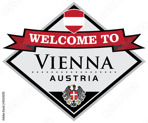 vienna austria sticker