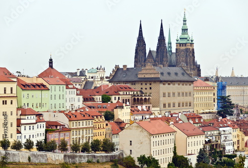View of Prague Castle from Petrin hill