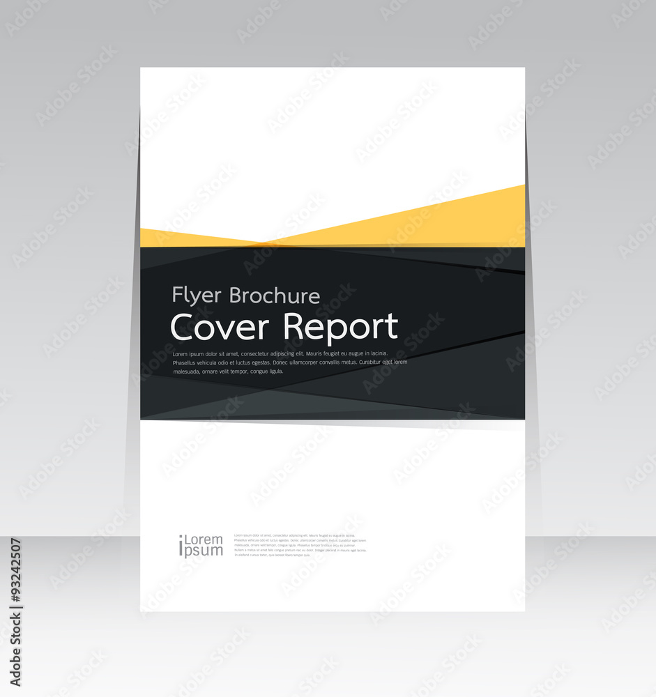 Fototapeta premium Vector design for Cover Report Brochure Flyer Poster in A4 size