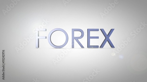 Forex word 3D animation
