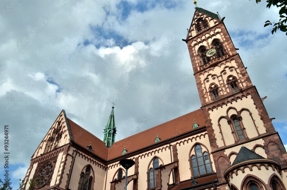 Fototapeta premium Herz-Jesu-Kirche in Freiburg
