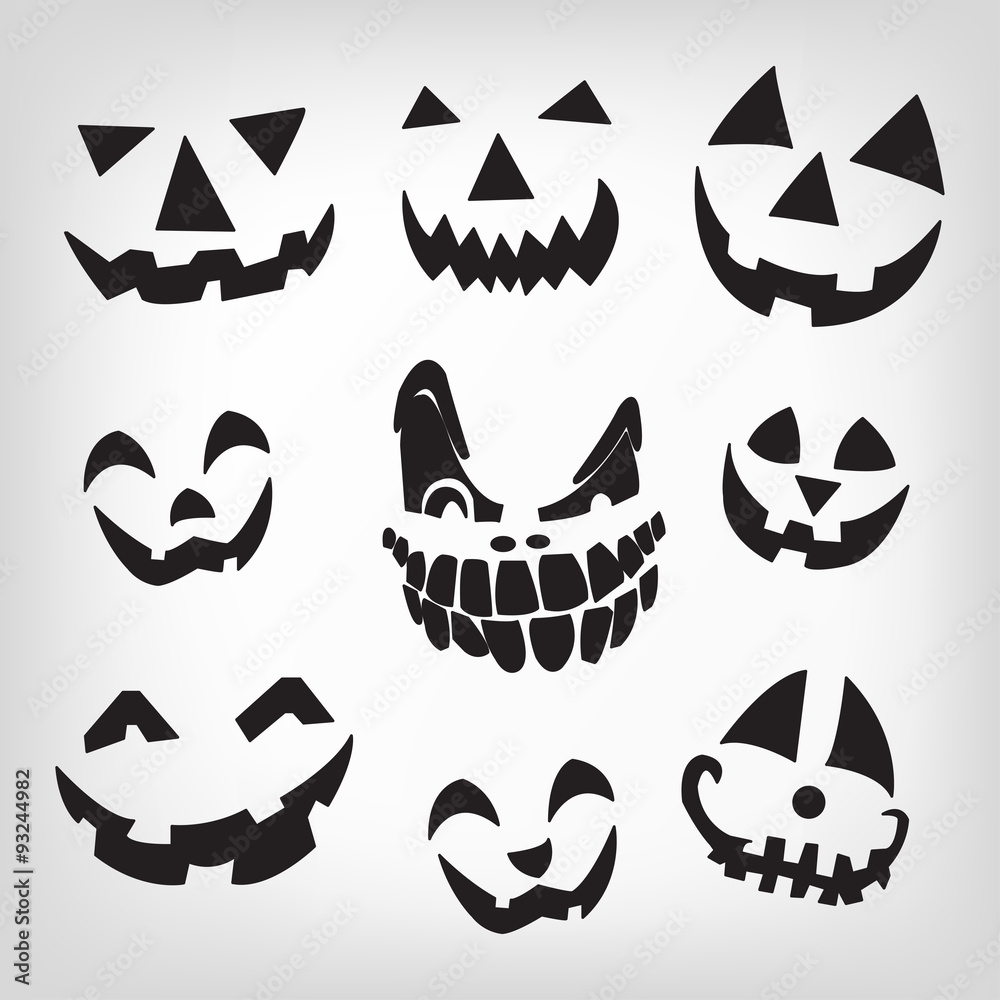 Halloween pumpkin face Halloween pumpkin face
