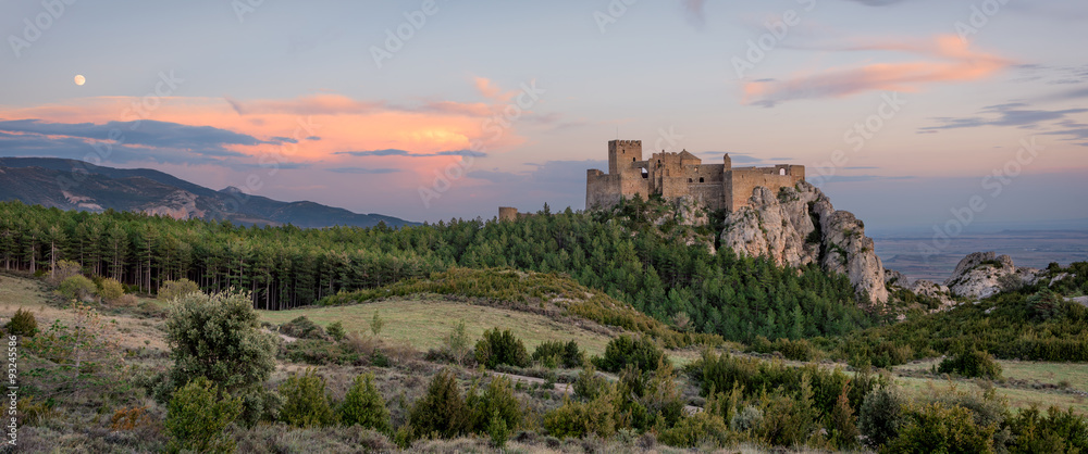 Medieval castle of Loarre,Aragon, Spain