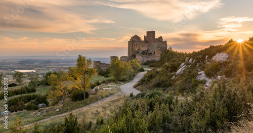 Medieval castle of Loarre,Aragon, Spain photo