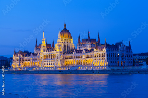 Parliament of Budapest at night, Hungary © Shchipkova Elena