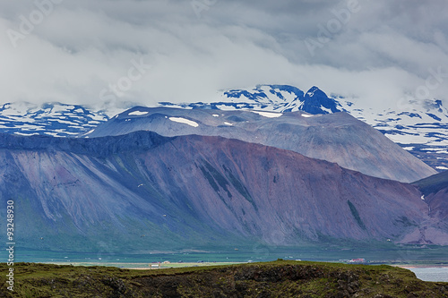 Dramatic landscape with mou...