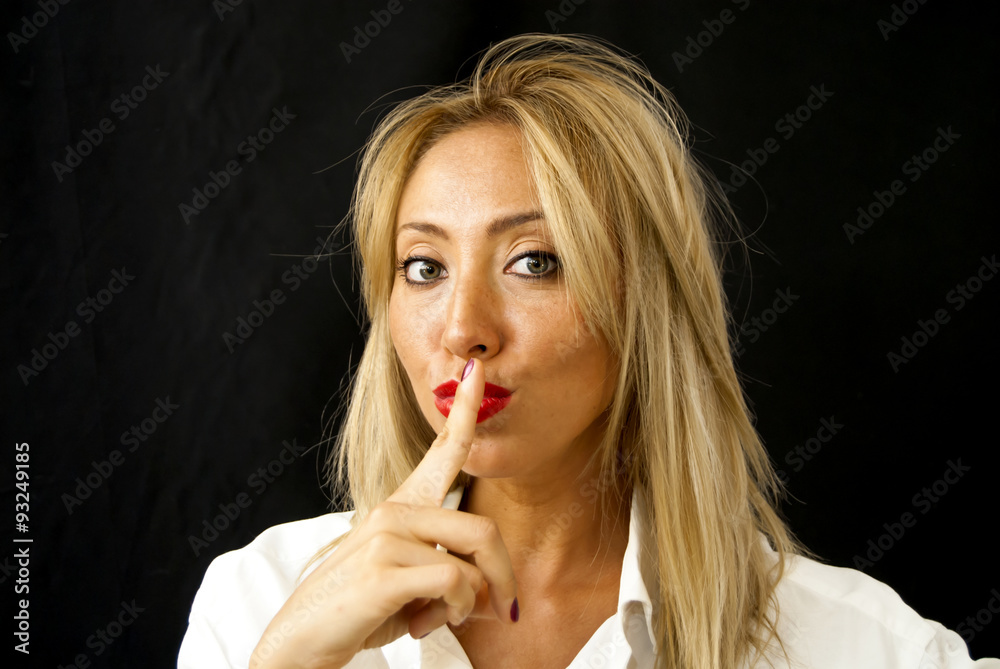 Sexy Woman with a white shirt man Sexy Woman with a white shirt man